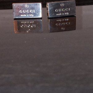 Silver Gucci Cufflinks
